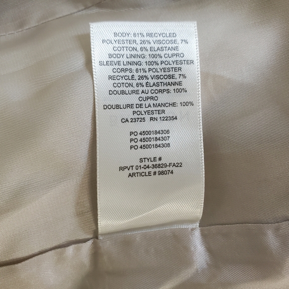 BABATON | Aritzia Heather Oat Beige Agency Blazer (Size M) - Picture 13 of 13